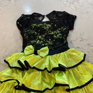 Yellow and Black Tap Costume